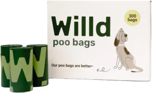 – 100% Biodegradable Dog Poop Bags, Extra Thick & Leak-Proof, Unscented, Eco-Friendly, Fits All Dispensers (300 Count)