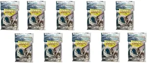 10 Packs Dragon Shield Perfect Fit Clear Inner Sleeves Standard Size 100 ct