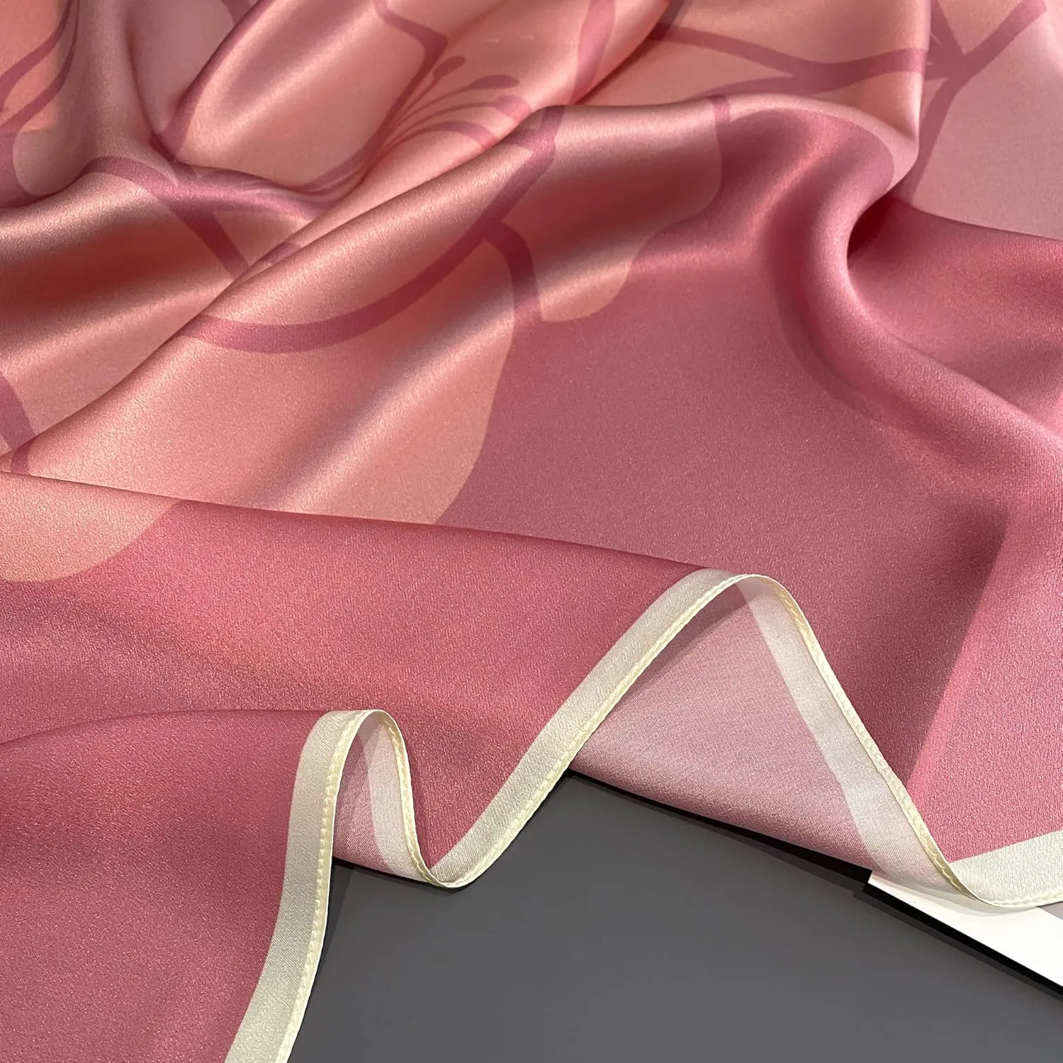 100% Pure Mulberry Silk Scarfs 27"x27" Square Scarf Women Neckerchief Headscarf hair scarf bandana Gift Packed