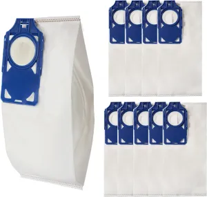 10Pack R30D HEPA Vacuum Bags Compatible with Riccar Brilliance R30D, R30P, R30PET & Simplicity Synchrony S30D, S30P, S30PET Upright Vacuums Cleaner, Part RNHC-6/SNH-6