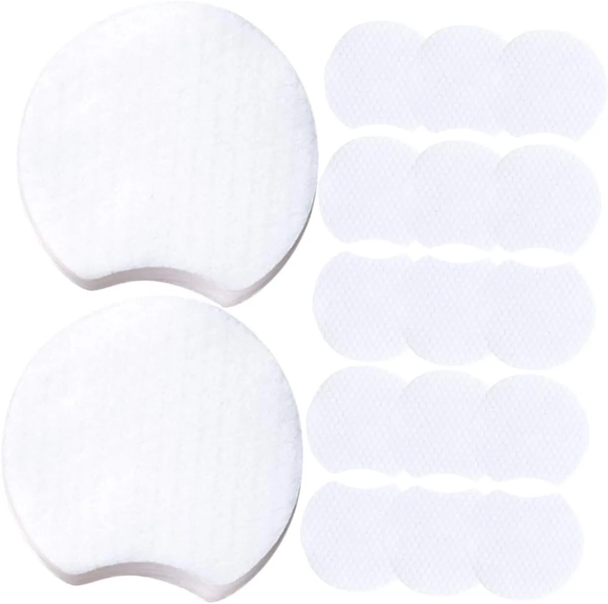 1200pcs Thick Makeup Pads Disposable Face Cleaning Tools for Daily Use Soft Non-Woven Facial Pads for Makeup Removal Skin Care Travel-Friendly Design