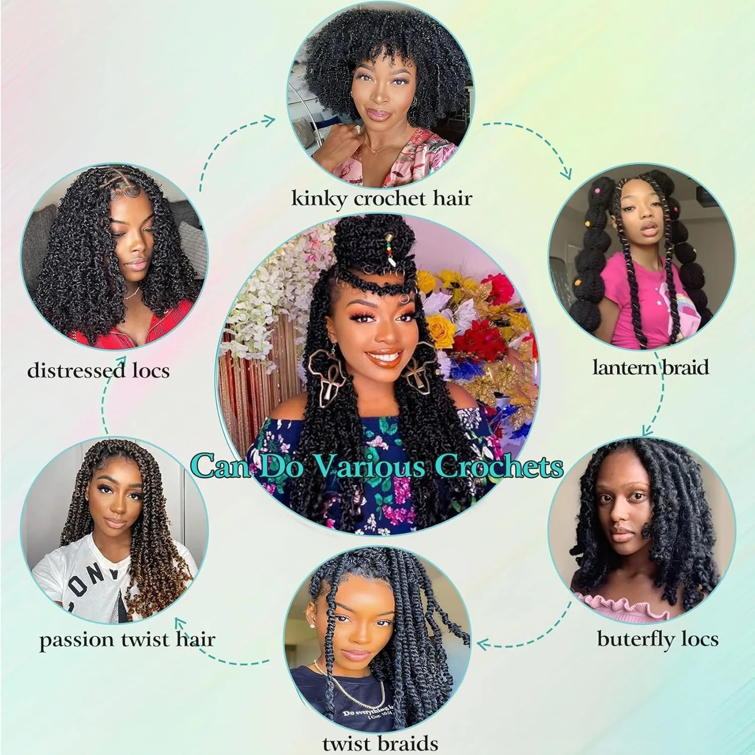 1B/30/27 Kinky Braiding Hair Twist Up Springy Afro Twist Hair 24 Inch 8 Packs Ombre Kinky Twists Hair for Braiding Fluffy Cuban Twist Hair Synthetic Afro Braiding Hair (Black to Blonde, 24in 8P)