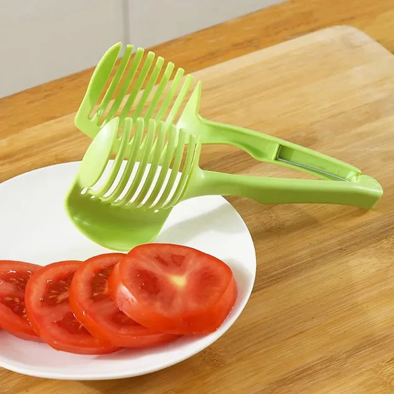 1PC Green Handheld Fruit & Vegetable Slicer