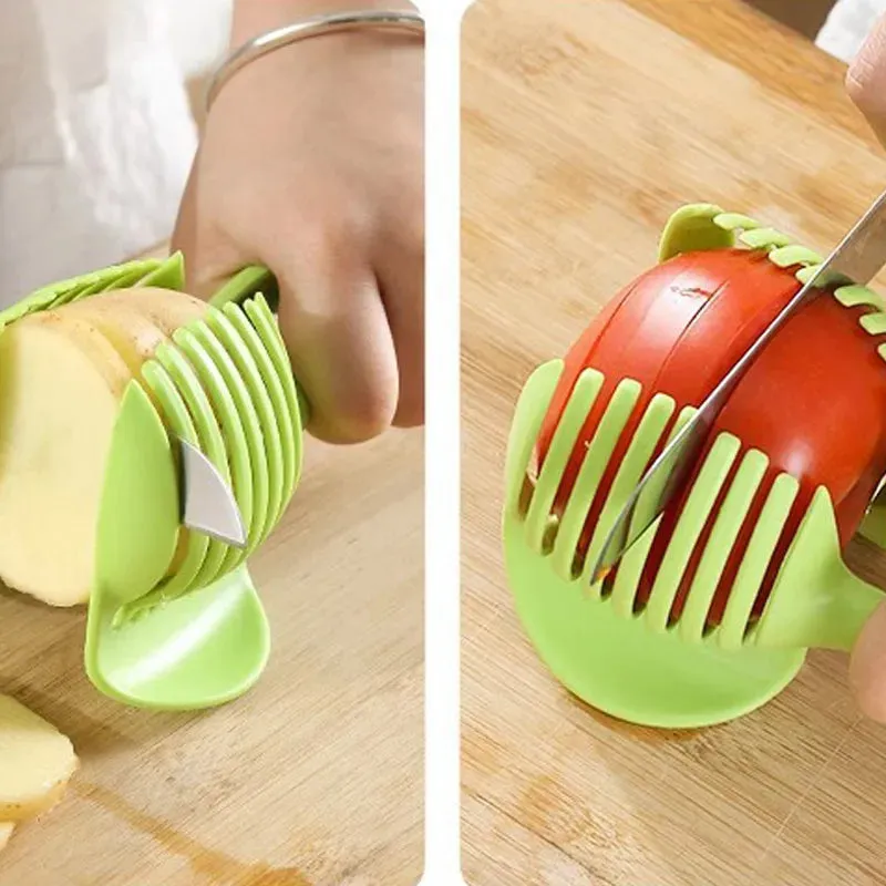 1PC Green Handheld Fruit & Vegetable Slicer