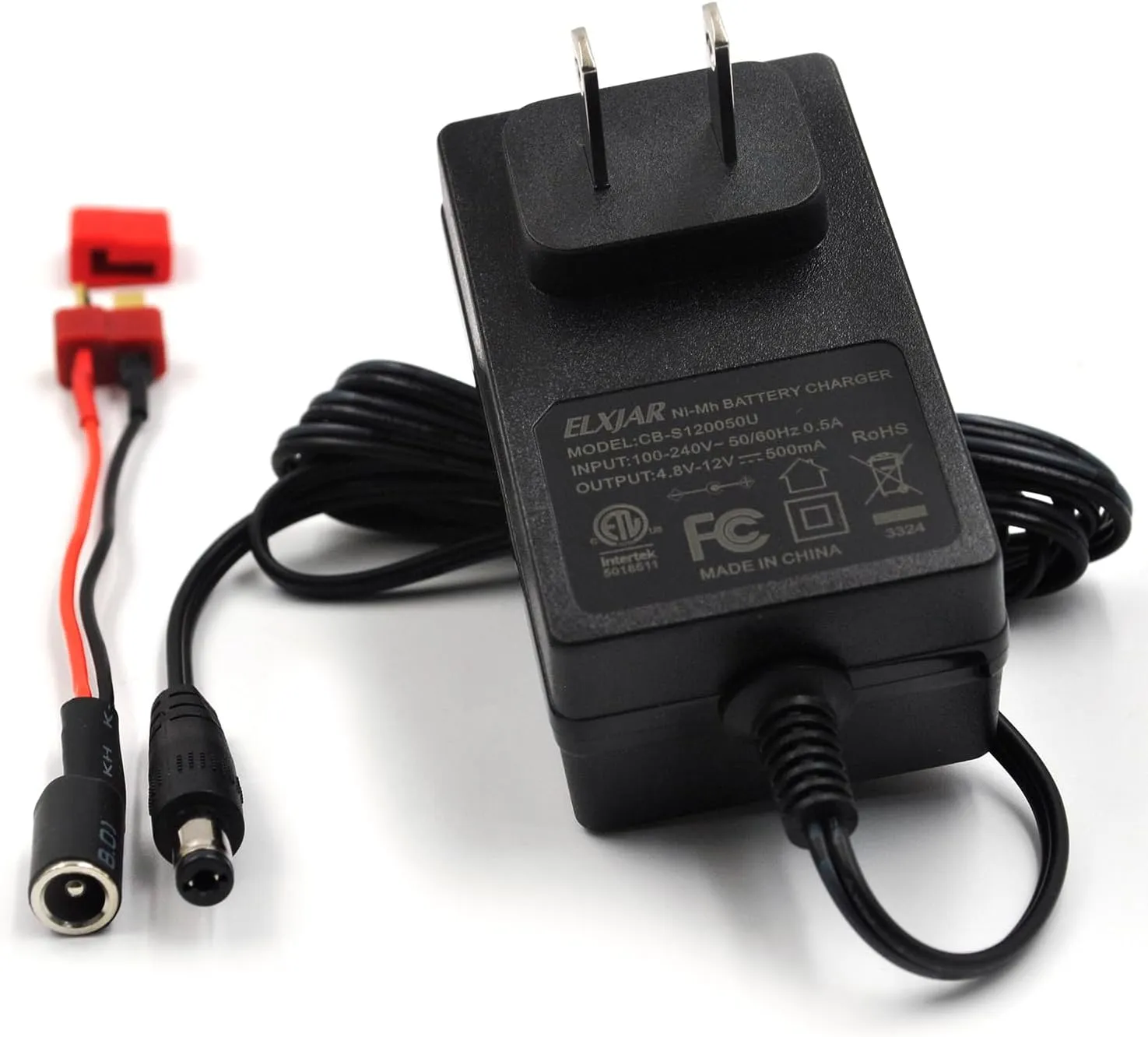 (2-Pack) 7.2V NiMH RC 3000mAh Battery with Deans Connector, for RC Car RC Truck LOSI Associated HPI Kyosho Tamiya Hobby with Balance Charger