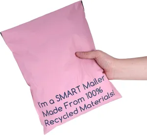 200 Count, 10x13 inch 100% Recycled Poly Mailers Eco Friendly Packaging Envelopes Supplies Mailing Bags 2.5 Mil Thick - SMART Mailer
