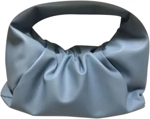 2024 Genuine Leather Bag Cloud Woven Pleated Underarm Handbag Women's Bag Single Shoulder Handbag