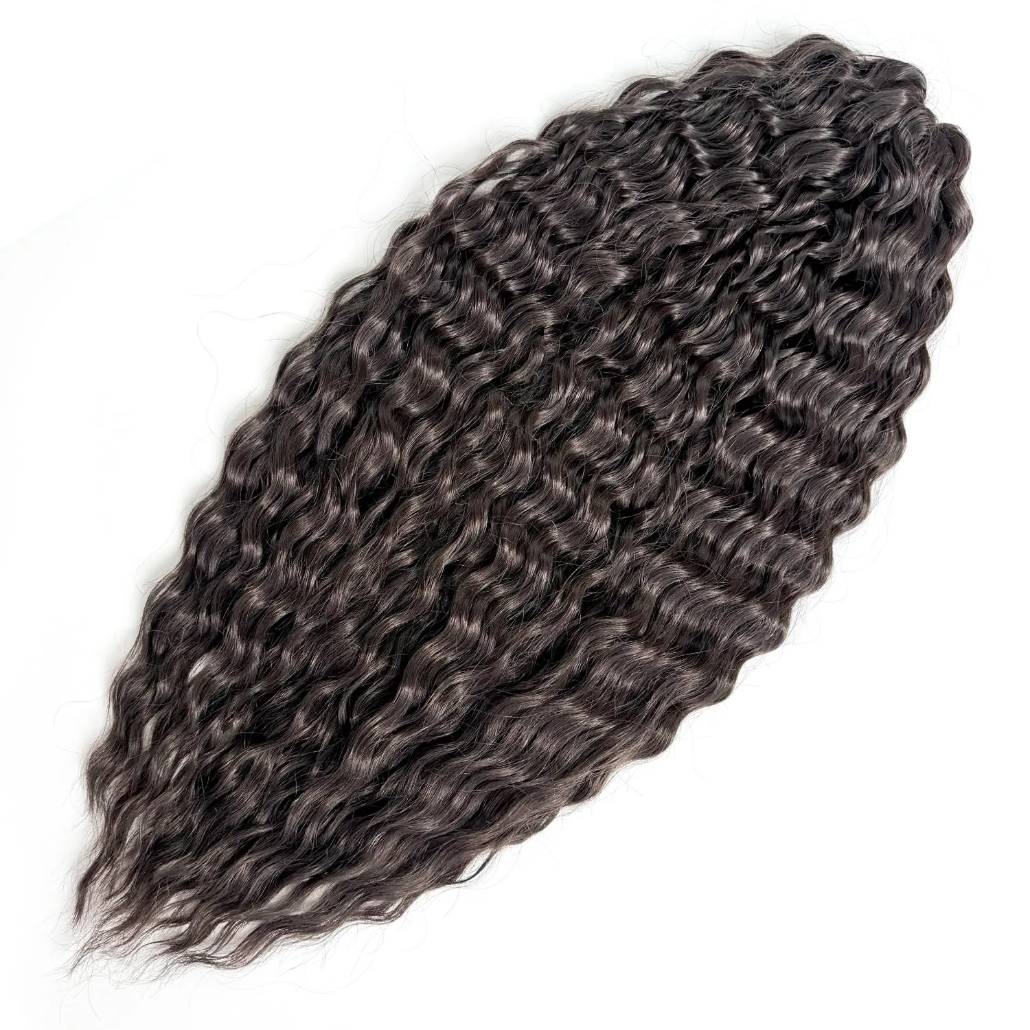 22Inch Ocean Wave Crochet Hair Wavy Crochet Hair Curly Crochet Synthetic Hair Extensions 3Packs Twist Crochet Hair For Women Synthetic Wavy Braiding Hair Extensions (Color 4#)