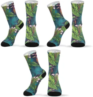 3 Packs Casual Socks, Compression Crew Knee High Athletic Soft Circulation Socks