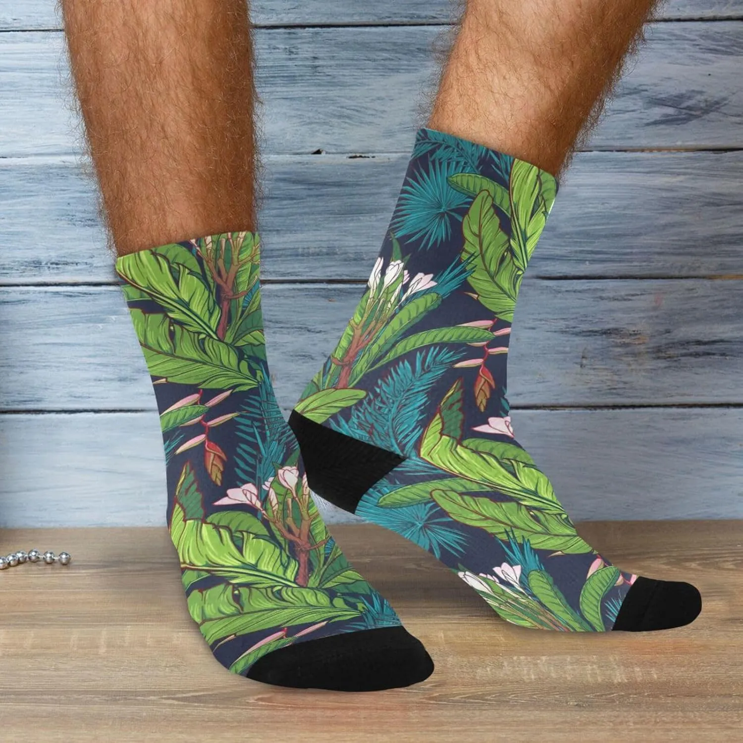 3 Packs Casual Socks, Compression Crew Knee High Athletic Soft Circulation Socks