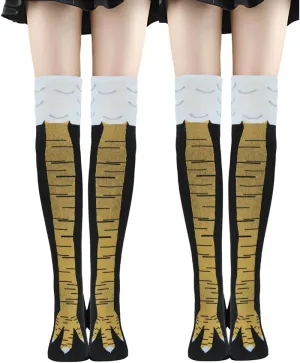 3-packs Chicken leg socks over knee 3 colors for different scenes parties gym funny Socks for gift Novetly socks