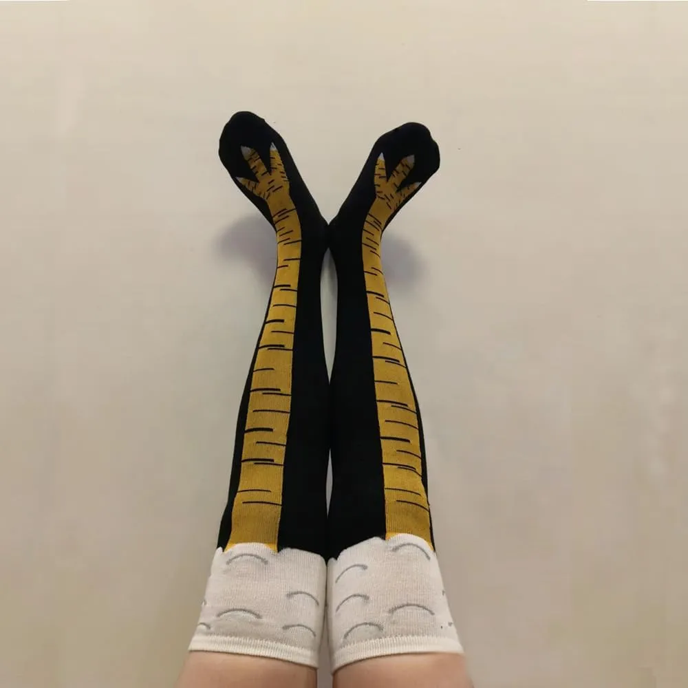 3-packs Chicken leg socks over knee 3 colors for different scenes parties gym funny Socks for gift Novetly socks