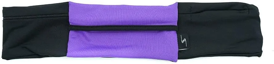 3 Pocket Adjustable Running Belt Waist Pack, Fanny Pack For Working Out With Sweat Resistant Backing, Holds All iPhone Models