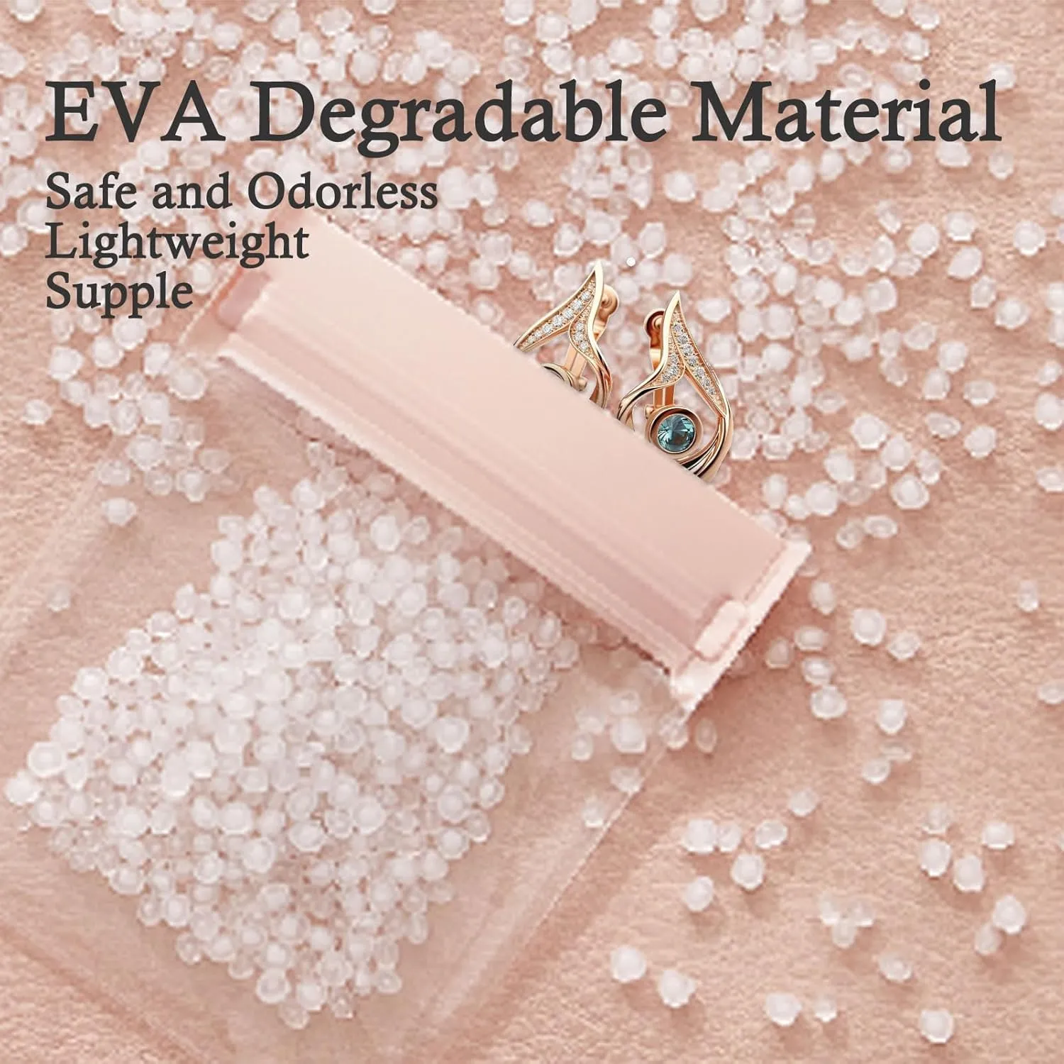 30 PCS Clear Plastic EVA Anti Tarnish Jewelry Storage Bags, Zip Ziplock Jewelry Pouches for Selling & Gift, Little Mini Travel Organizer for Ring Earing Chain Bracelet (S)