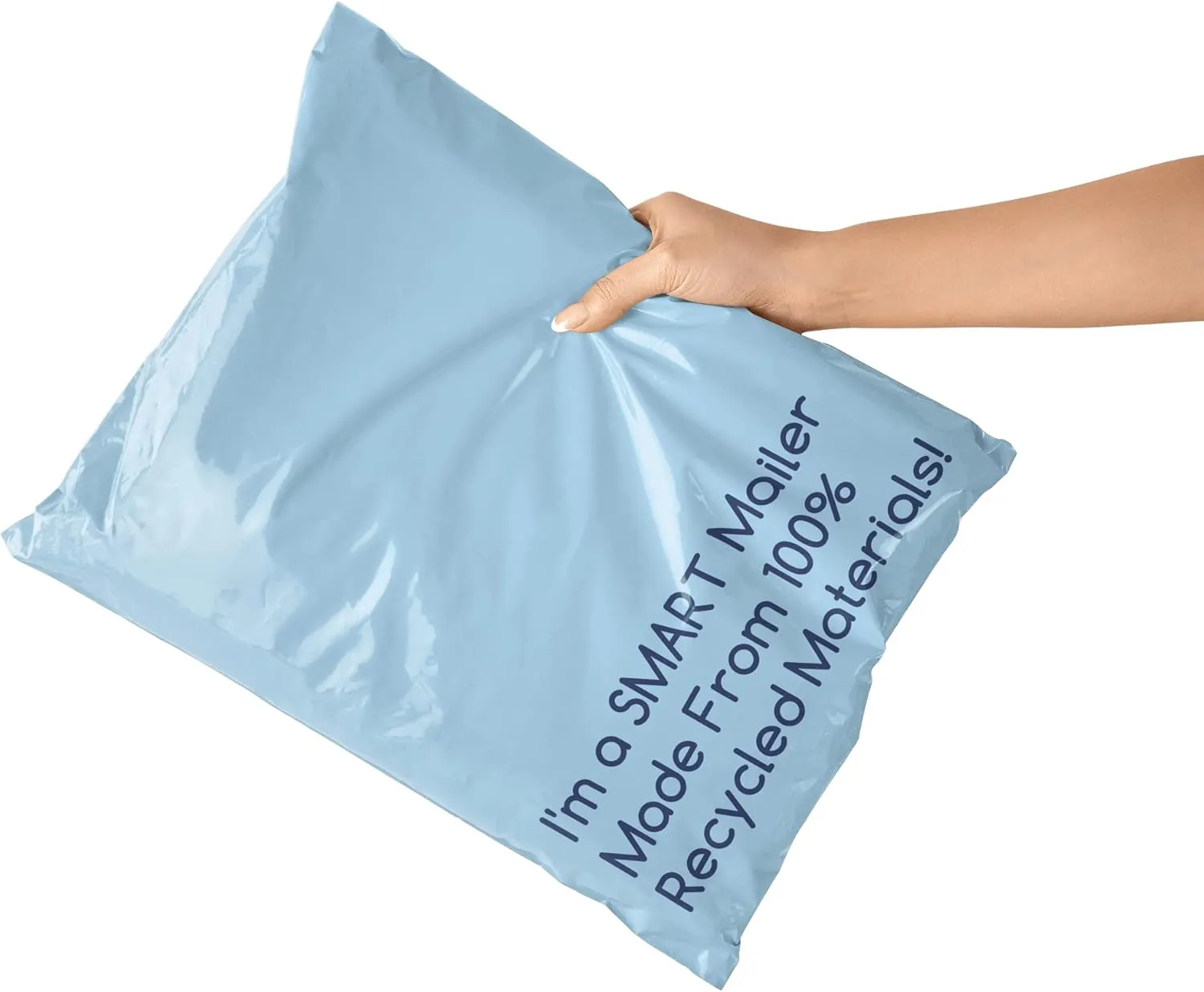 300 Count, 10x13 inch 100% Recycled Poly Mailers Eco Friendly Packaging Envelopes Supplies Mailing Bags 2.5 Mil Thick - SMART Mailer