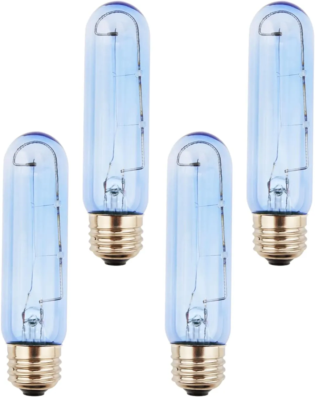 4 Pack 7006999 Lamp Blue Glass Bulb Light Replacement Fit for Sub-Zero Refrigerator Subzero Freezer, E26 40W, Replace 3030040