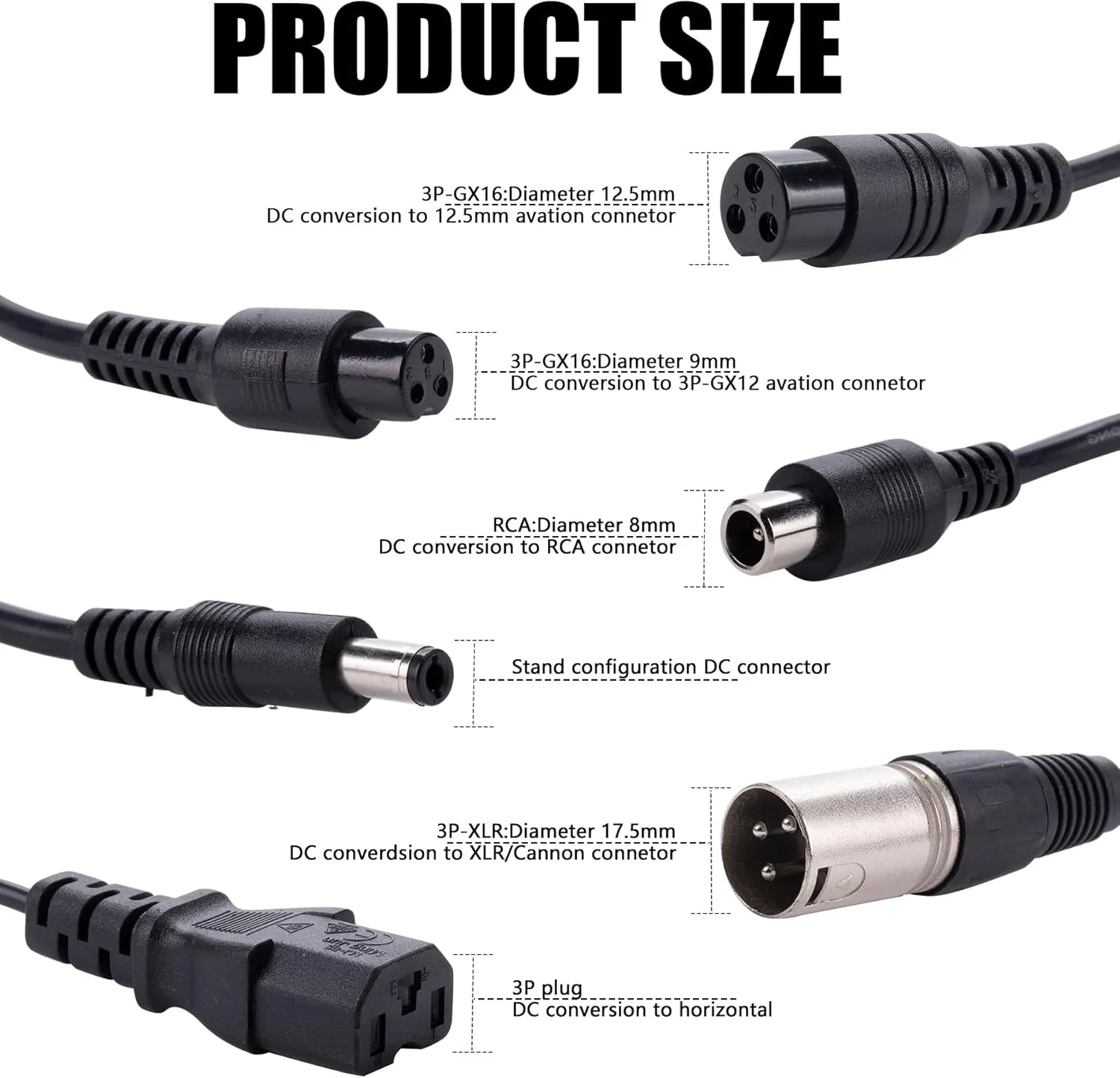 42V 2A Fast Scooter Charger Universal 7-in-1 Plug Replacement Charger Suitable for 36V 10S Lithium-Ion Battery Devices - Compatible with Razor, Voyage, Gotrax, Ninebot, Jetson