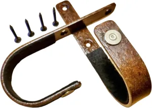 45-70 Govt (Rustic Finish) Gun Racks Rifle Hangers Shotgun Lever Action Musket Muzzleloader Horizontal Wall Mount Hooks - Verdict Brackets