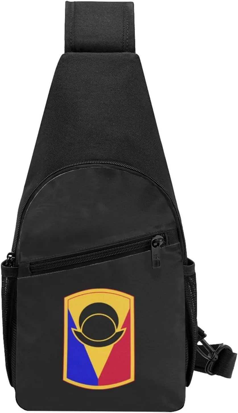 53rd Infantry Brigade Combat Team Unisex Chest Bag Lightweight Crossbody Shoulder Bag Travel Pocket