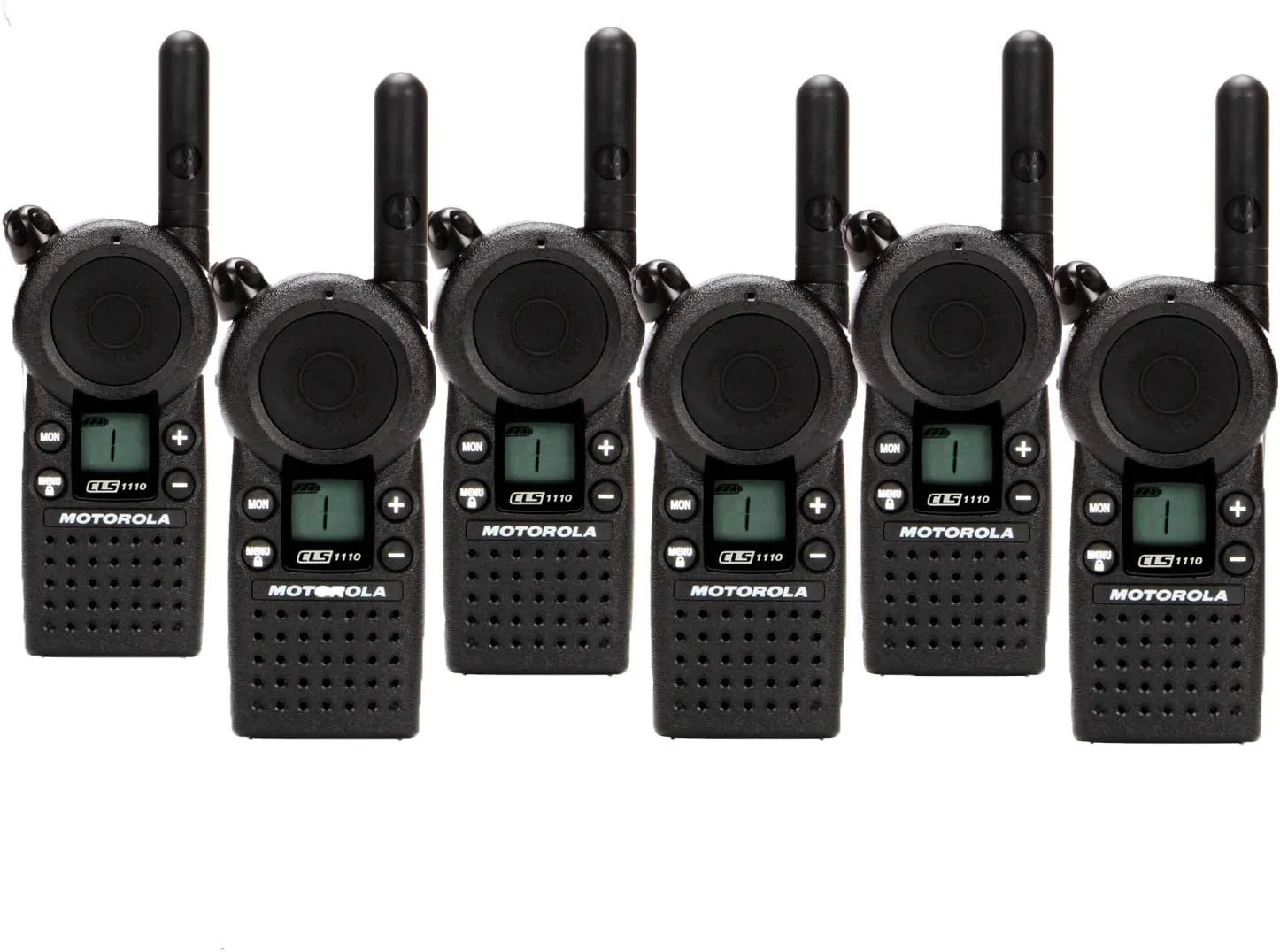 6 Pack of Motorola CLS1110 Two Way Radio Walkie Talkies