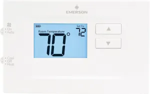 70 Series, Non-Programmable, Single Stage (1H/1C) Thermostat White