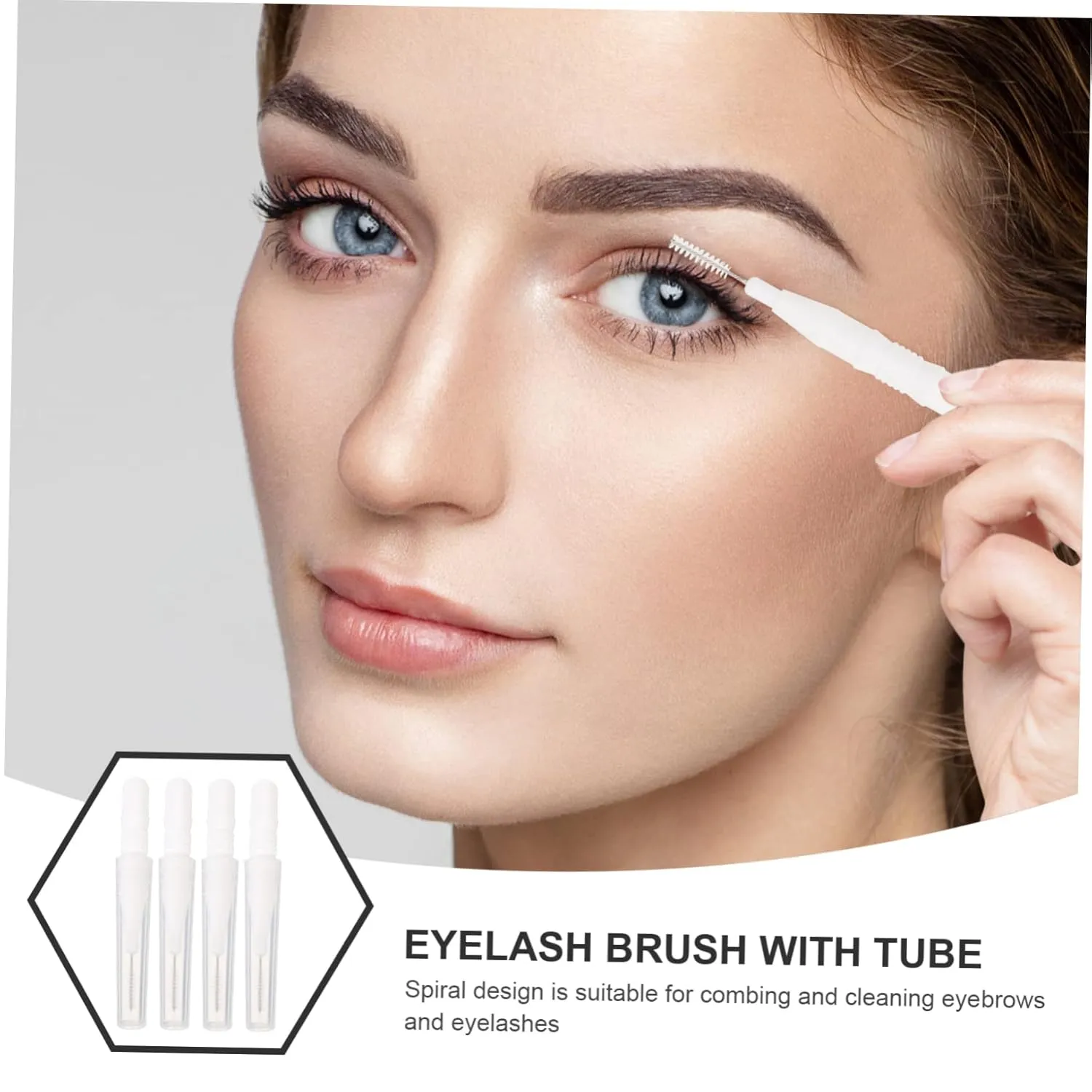 80pcs Mini Makeup Brushes Multi-use Interdental Cosmetics Brushes for Eyebrow Lip and Eye Makeup Lightweight Portable Design for Home and Travel