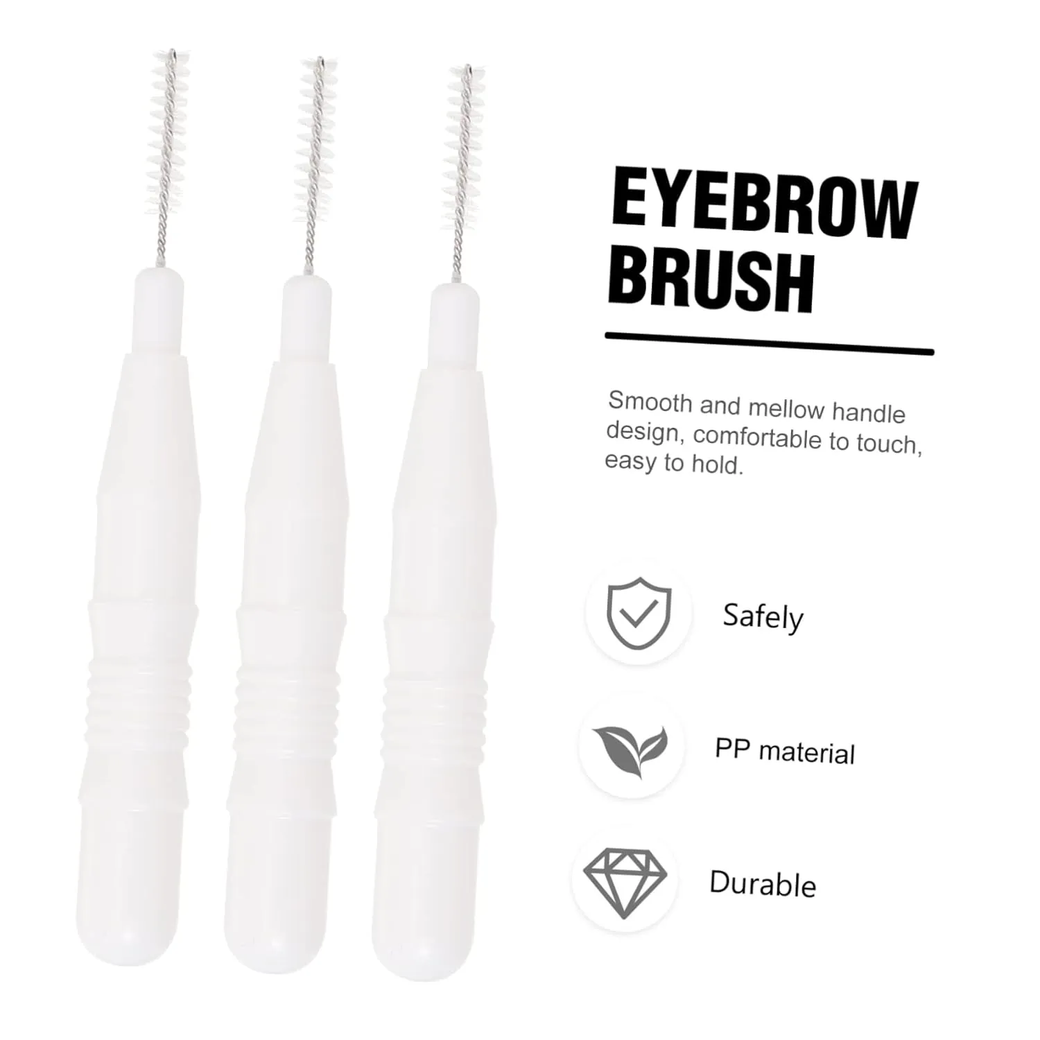 80pcs Mini Makeup Brushes Multi-use Interdental Cosmetics Brushes for Eyebrow Lip and Eye Makeup Lightweight Portable Design for Home and Travel