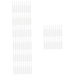 80pcs Mini Makeup Brushes Multi-use Interdental Cosmetics Brushes for Eyebrow Lip and Eye Makeup Lightweight Portable Design for Home and Travel