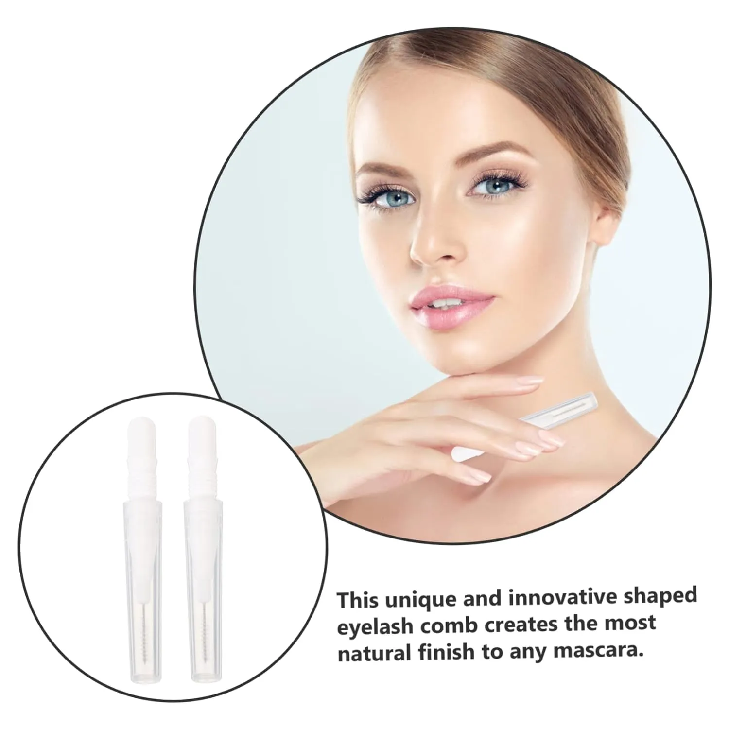 80pcs Mini Makeup Brushes Multi-use Interdental Cosmetics Brushes for Eyebrow Lip and Eye Makeup Lightweight Portable Design for Home and Travel