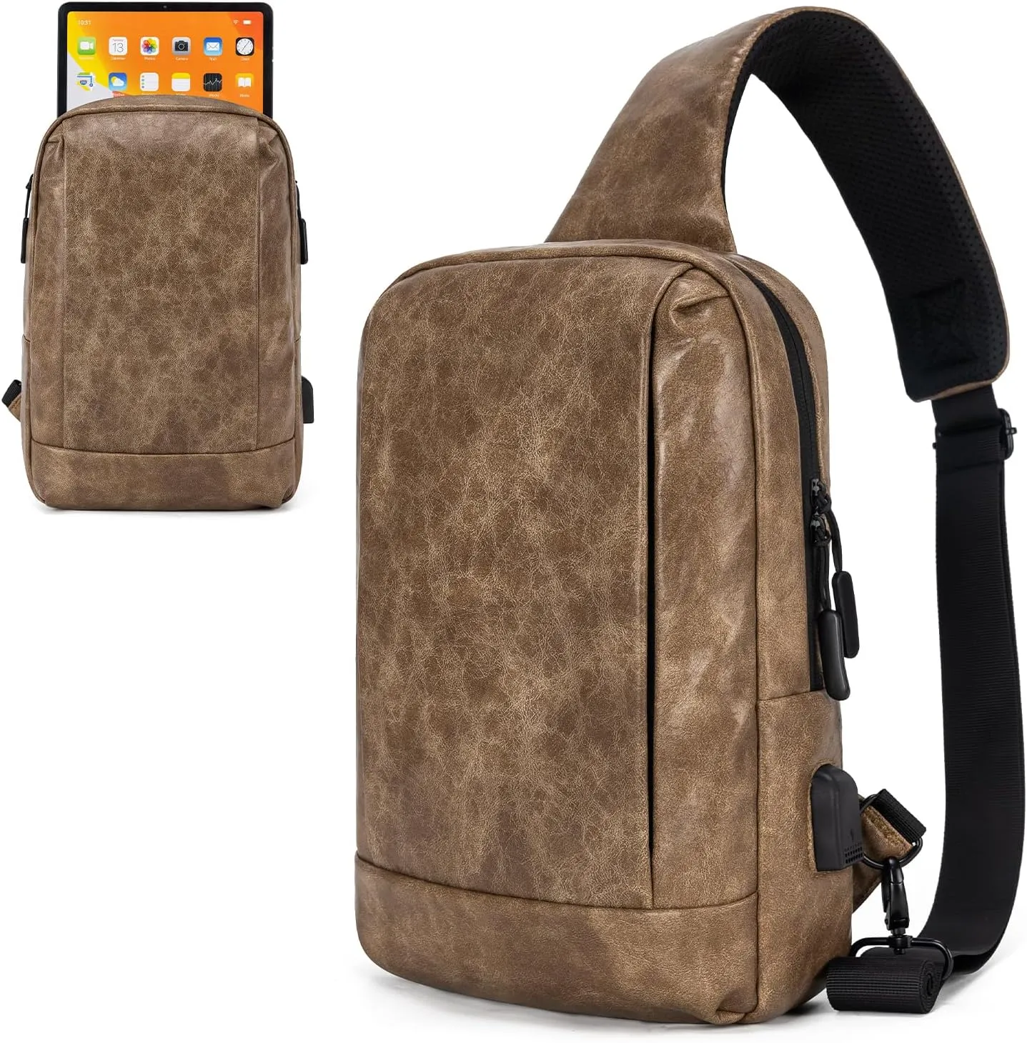 9-11 Inch Tablet Sleeve Bag Handle Carrying Case with Shoulder Strap Fits New 11-inch iPad Pro M4/iPad Air M2, iPad 10th 10.9, iPad 9/8/7th 10.2, iPad Air 5/4th 10.9, Tab S8/S9 11