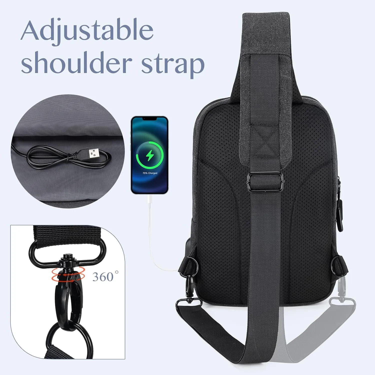 9-11 Inch Tablet Sleeve Bag Handle Carrying Case with Shoulder Strap Fits New 11-inch iPad Pro M4/iPad Air M2, iPad 10th 10.9, iPad 9/8/7th 10.2, iPad Air 5/4th 10.9, Tab S8/S9 11