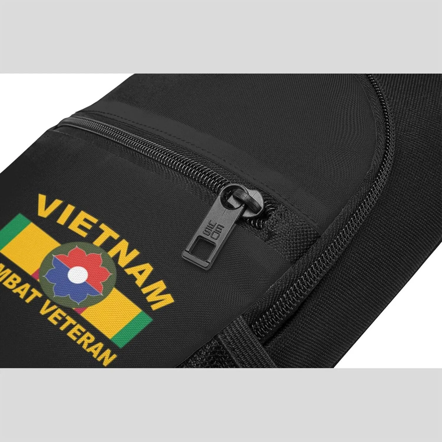 9th Infantry Division Vietnam Combat Veteran Unisex Chest Bag Lightweight Crossbody Shoulder Bag Travel Pocket