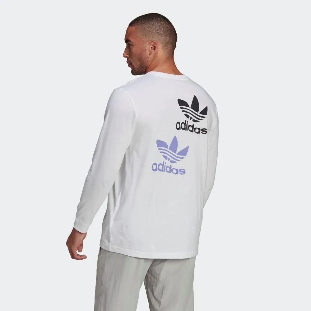 Adidas Men's Oztradamus Long Sleeve Tee, White