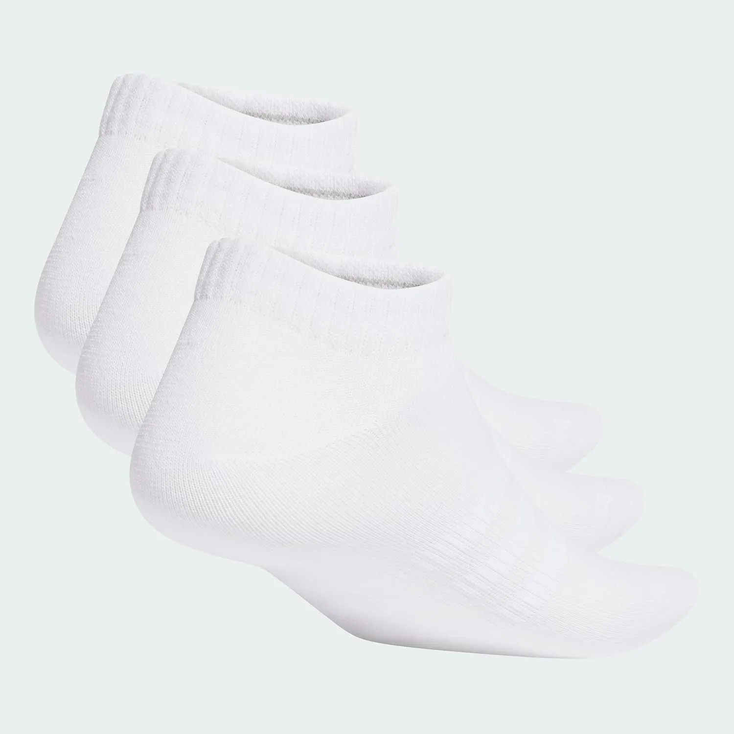 adidas Unisex Thin Lightweight Ankle Socks 3 Pairs