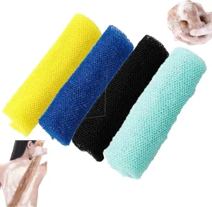 Afroscrub African Exfoliating Net Sponge, African Net Sponge, African Exfoliating Net Sponge, Body Exfoliating Cloth, Travel Friendly and Quick Drying