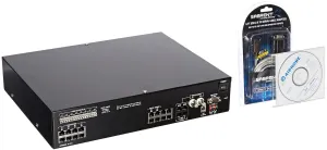 Aiphone AX-084C Central Exchange Unit for Up to 4 Master and 8 Door Stations, AX Series Integrated Audio & Video Security System