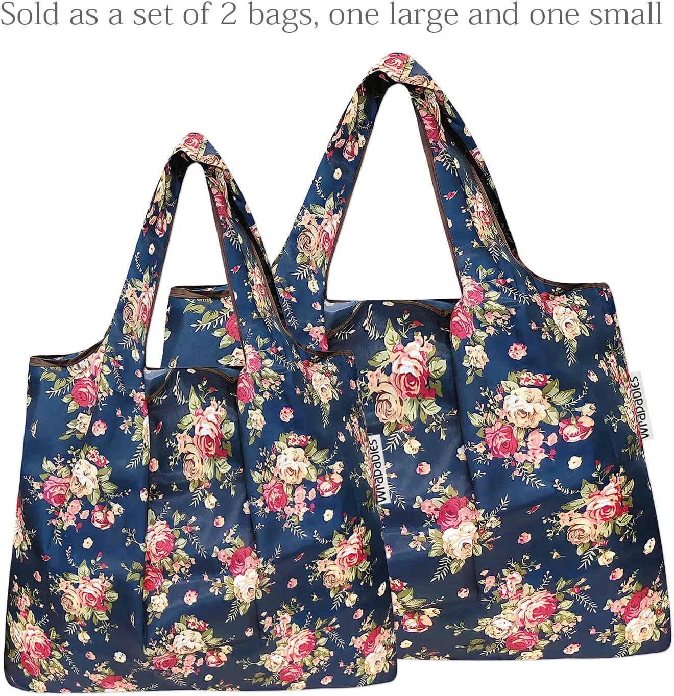 allydrew Large Foldable Tote Nylon Reusable Grocery Bag
