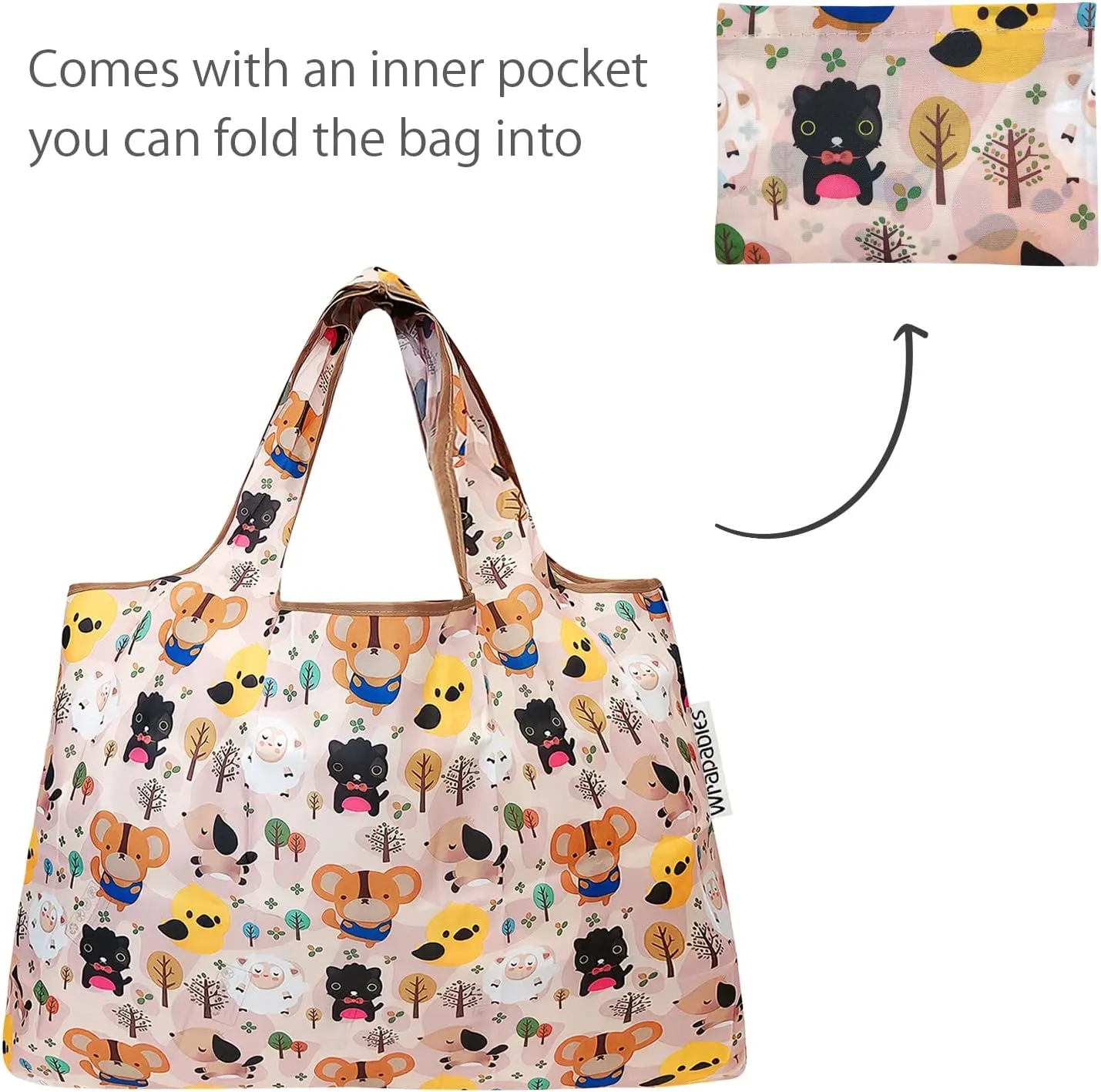 allydrew Large Foldable Tote Nylon