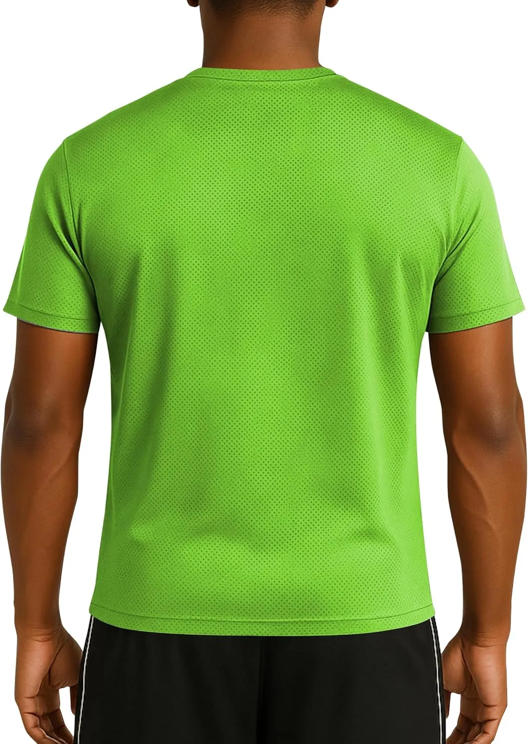 AMERICAN HEAVEN Men's Short Sleeve Work Out Crew Neck T-Shirts | Dry Fit Active Athletic Gym Tee Tops | Multi Packs Colors
