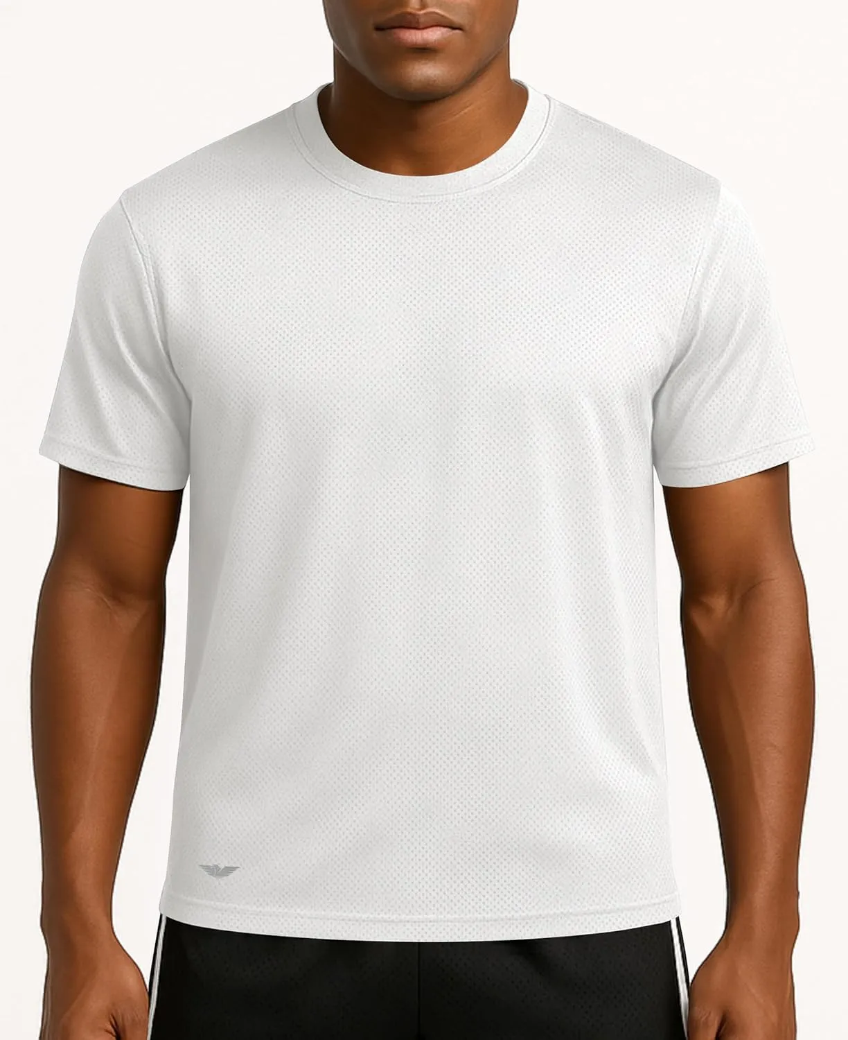 AMERICAN HEAVEN Men's Short Sleeve Work Out Crew Neck T-Shirts | Dry Fit Active Athletic Gym Tee Tops | Multi Packs Colors