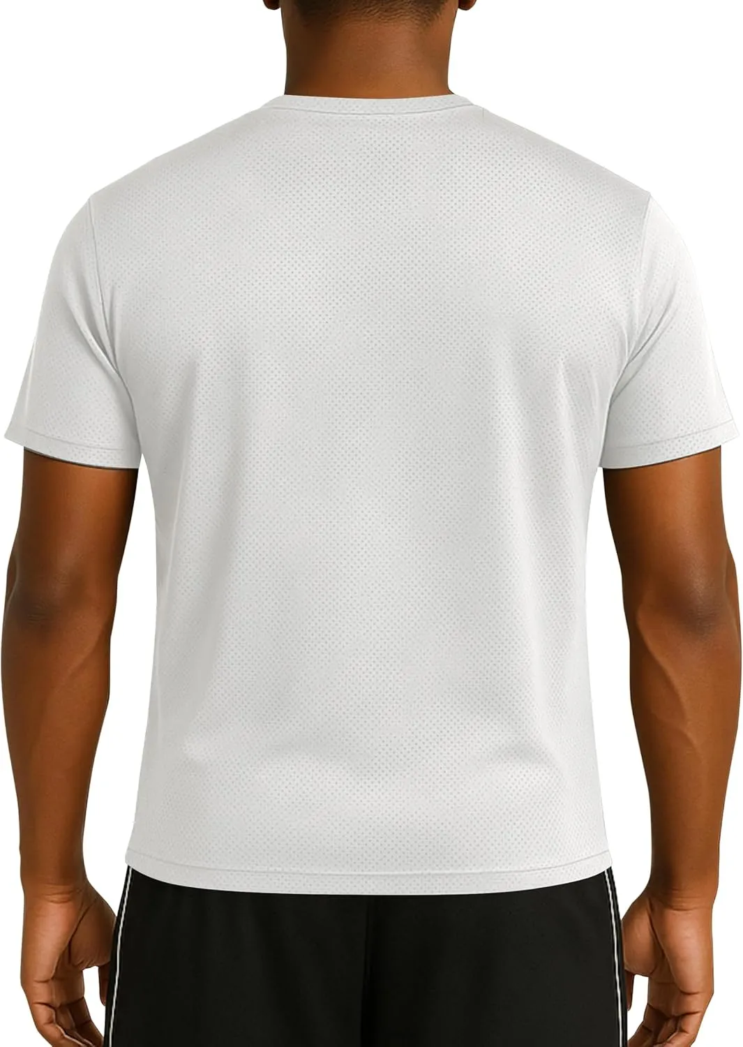 AMERICAN HEAVEN Men's Short Sleeve Work Out Crew Neck T-Shirts | Dry Fit Active Athletic Gym Tee Tops | Multi Packs Colors