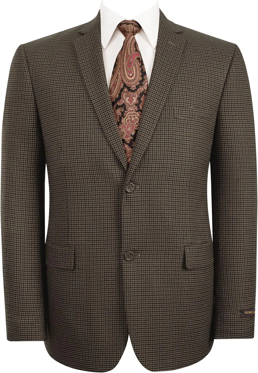 AMY ZHU Men's Sport Coat Classic Fit Stretch Blazer 2 Button Suit Jacket