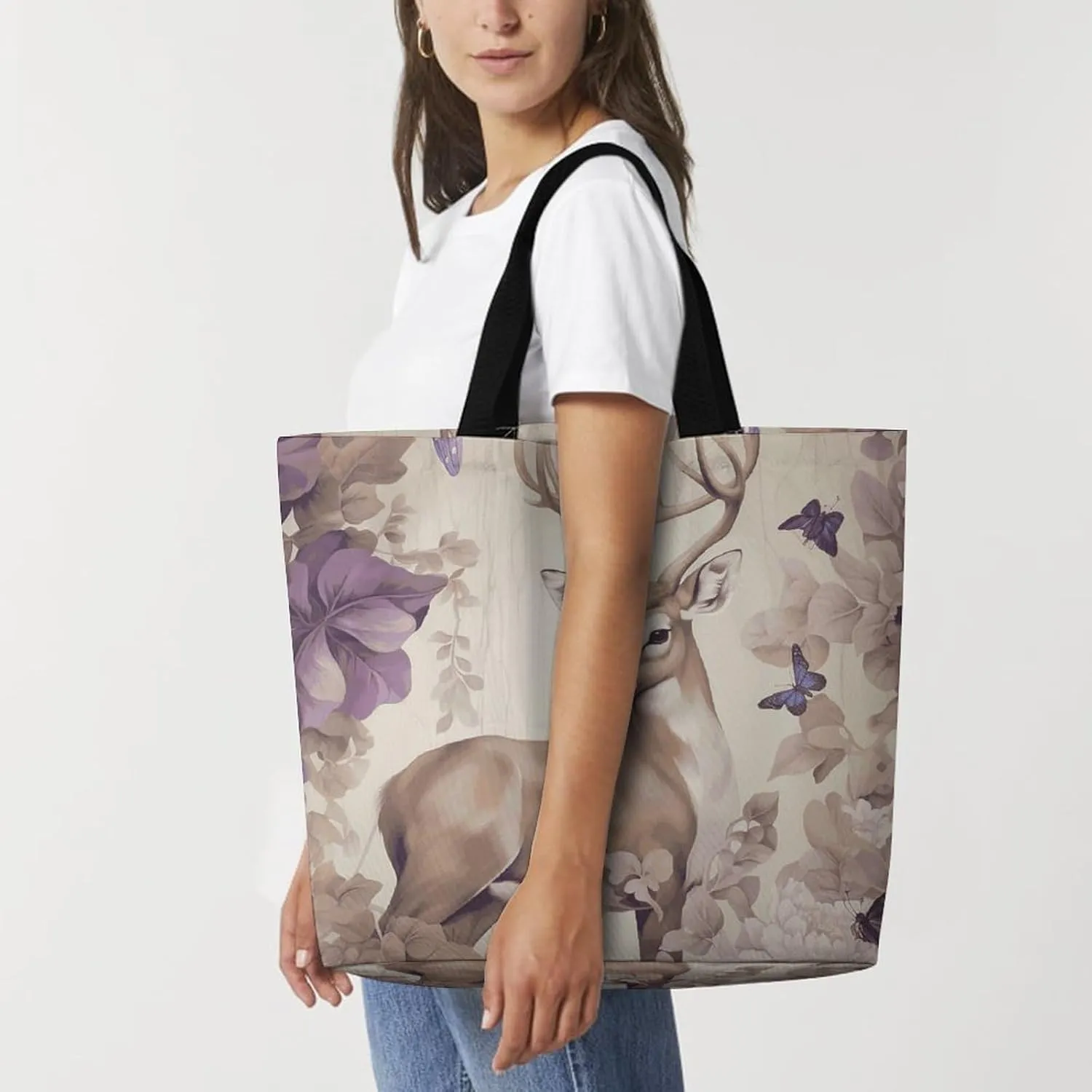 Ancient Egyptian Tote Bag for Women Reusable Grocery Shoulder Bags Shopping Bag for Travel, Groceries