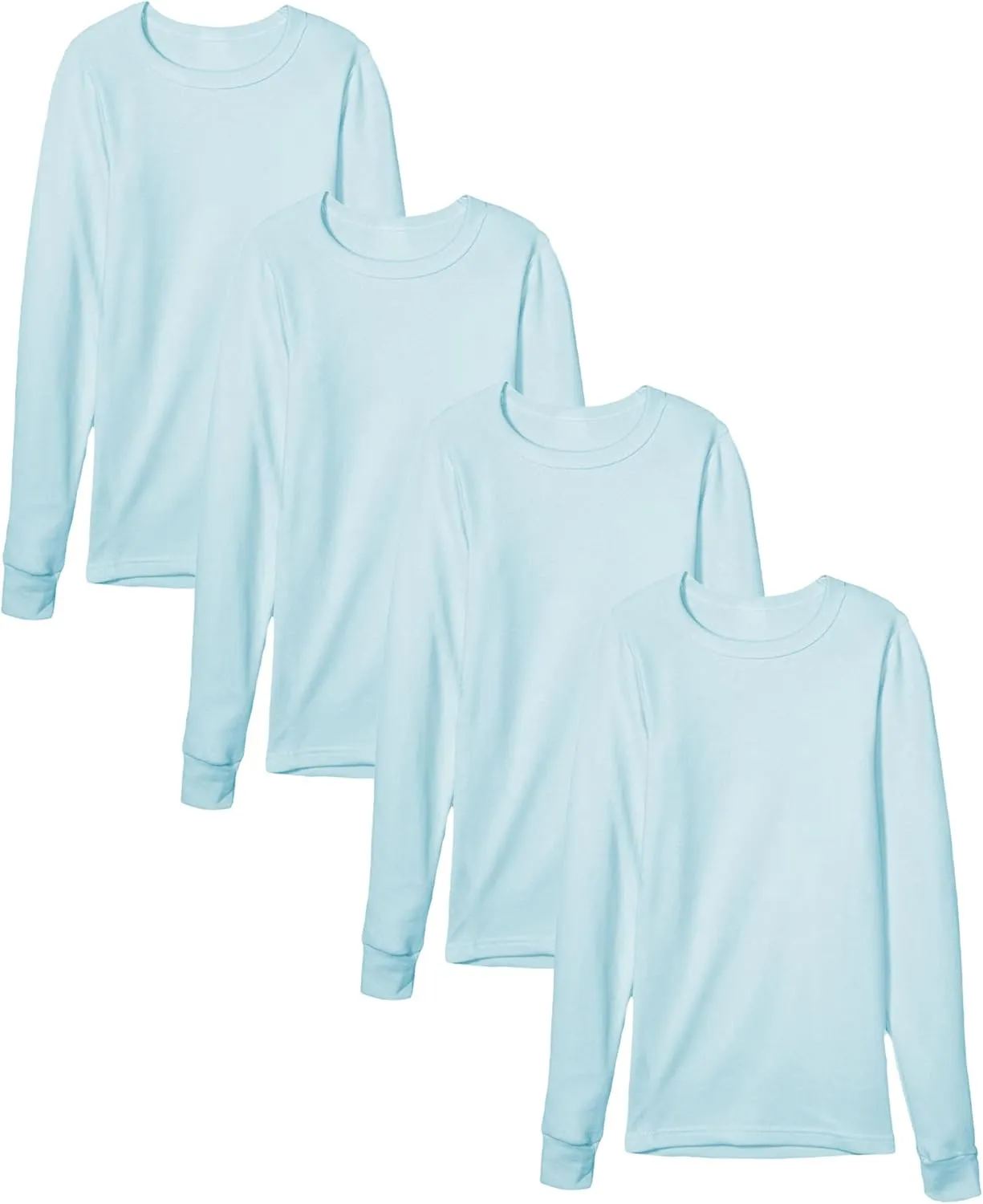 Andrew Scott Women's Base Layer Thermal Tops | 100% Cotton - Multi Packs Colors