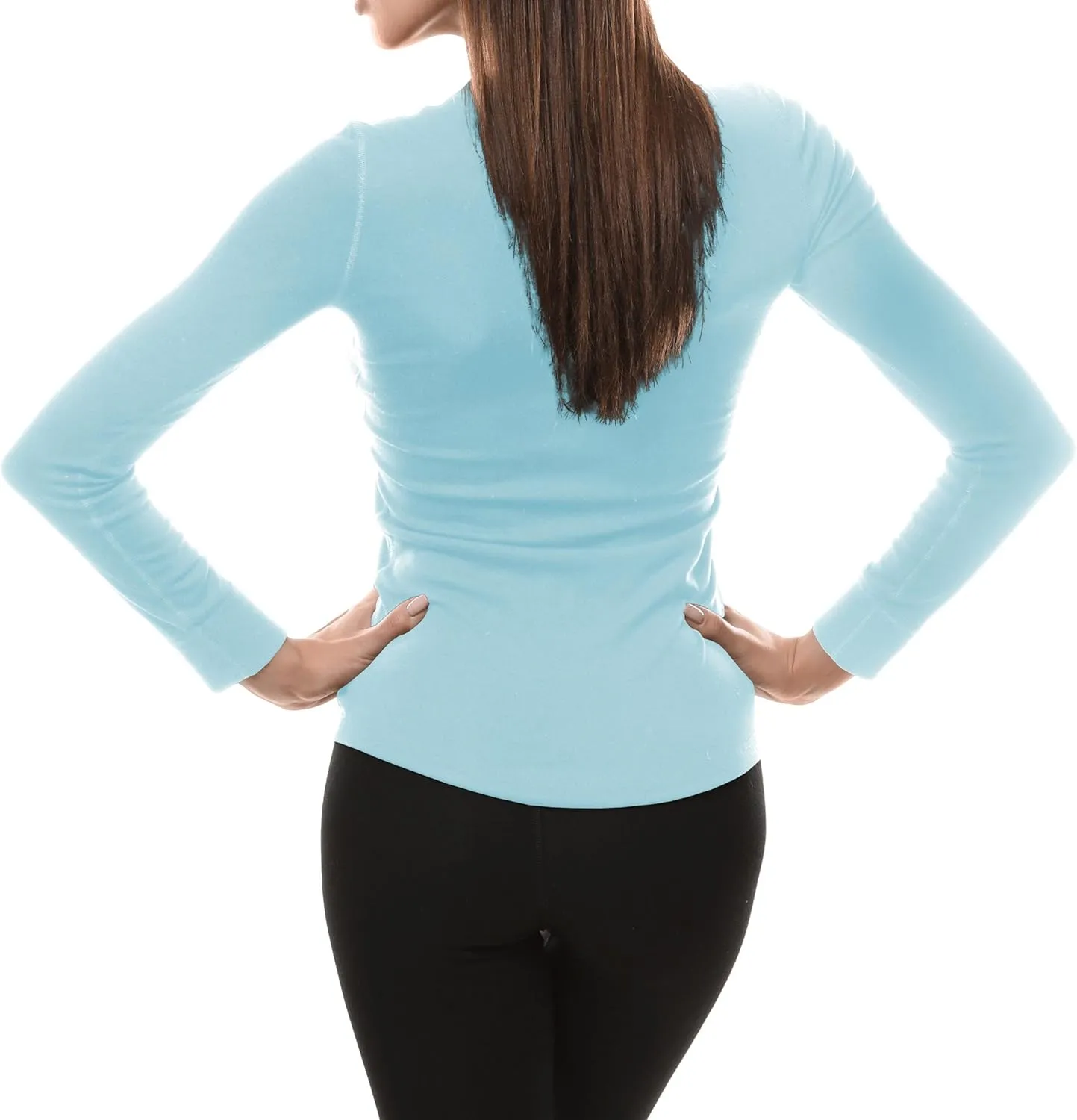 Andrew Scott Women's Base Layer Thermal Tops | 100% Cotton - Multi Packs Colors