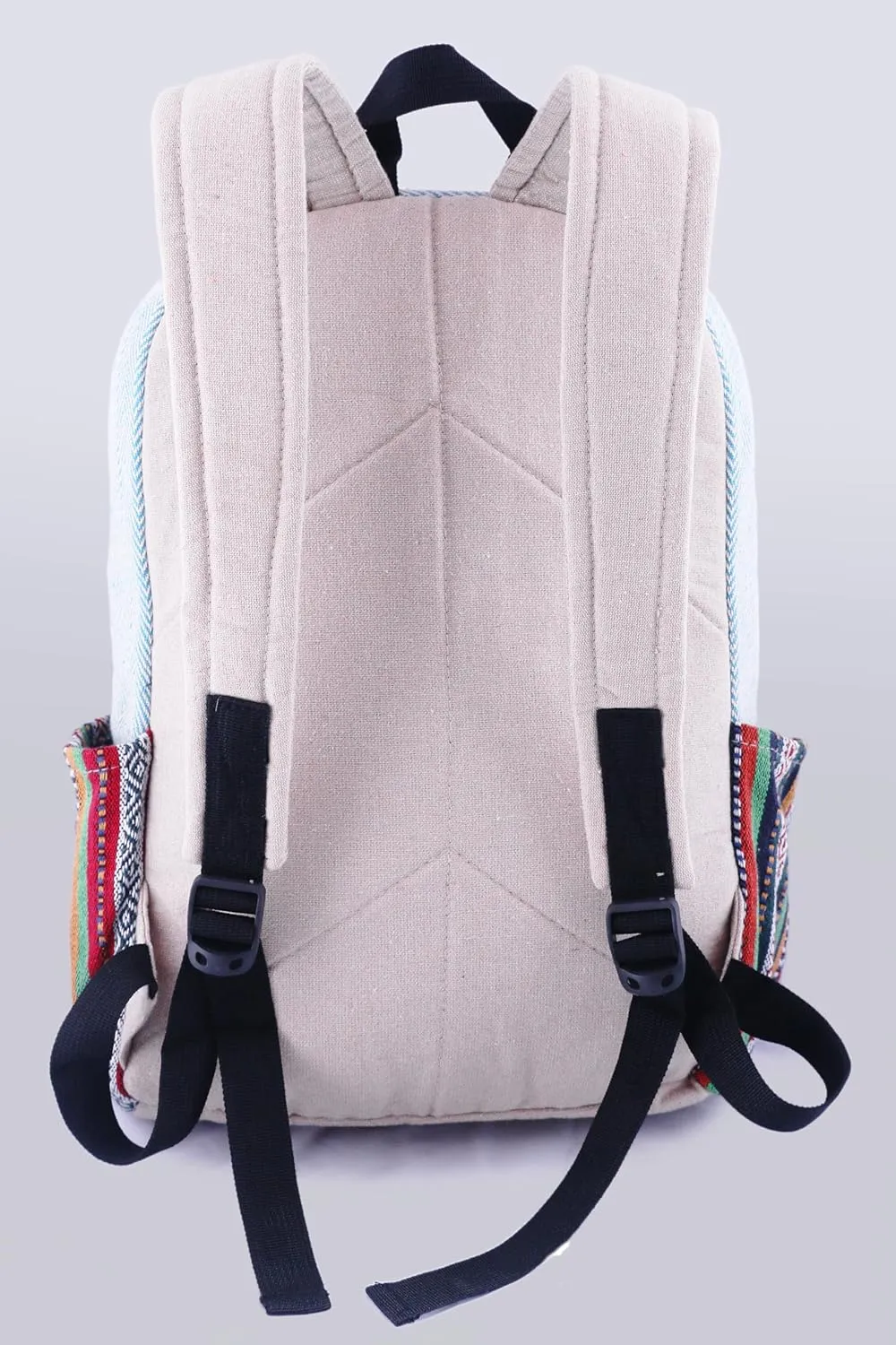 Anitya Hemp Backpack, Multi-Functional Pockets, Eco-Friendly, Unisex, Hiking Daypack, Durable Rucksack (AHLB02)
