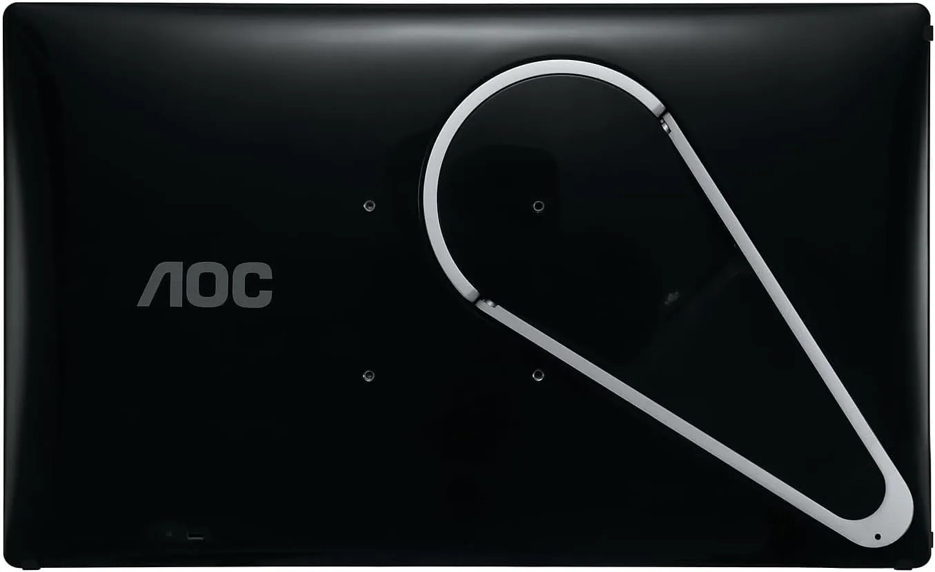 AOC e1659Fwu 15.6-Inch Ultra Slim 1366x768 Res 200 cd/m2 Brightness USB 3.0-Powered Portable LED Monitor w/ Case Black