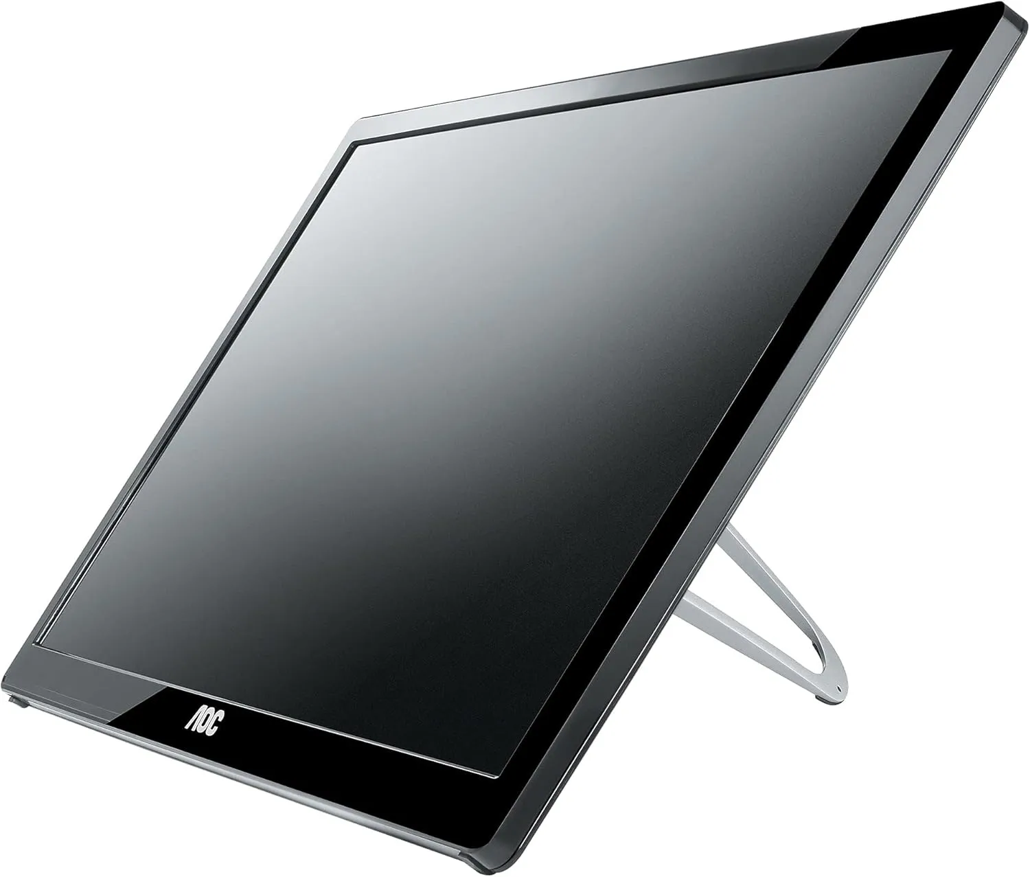 AOC e1659Fwu 15.6-Inch Ultra Slim 1366x768 Res 200 cd/m2 Brightness USB 3.0-Powered Portable LED Monitor w/ Case Black