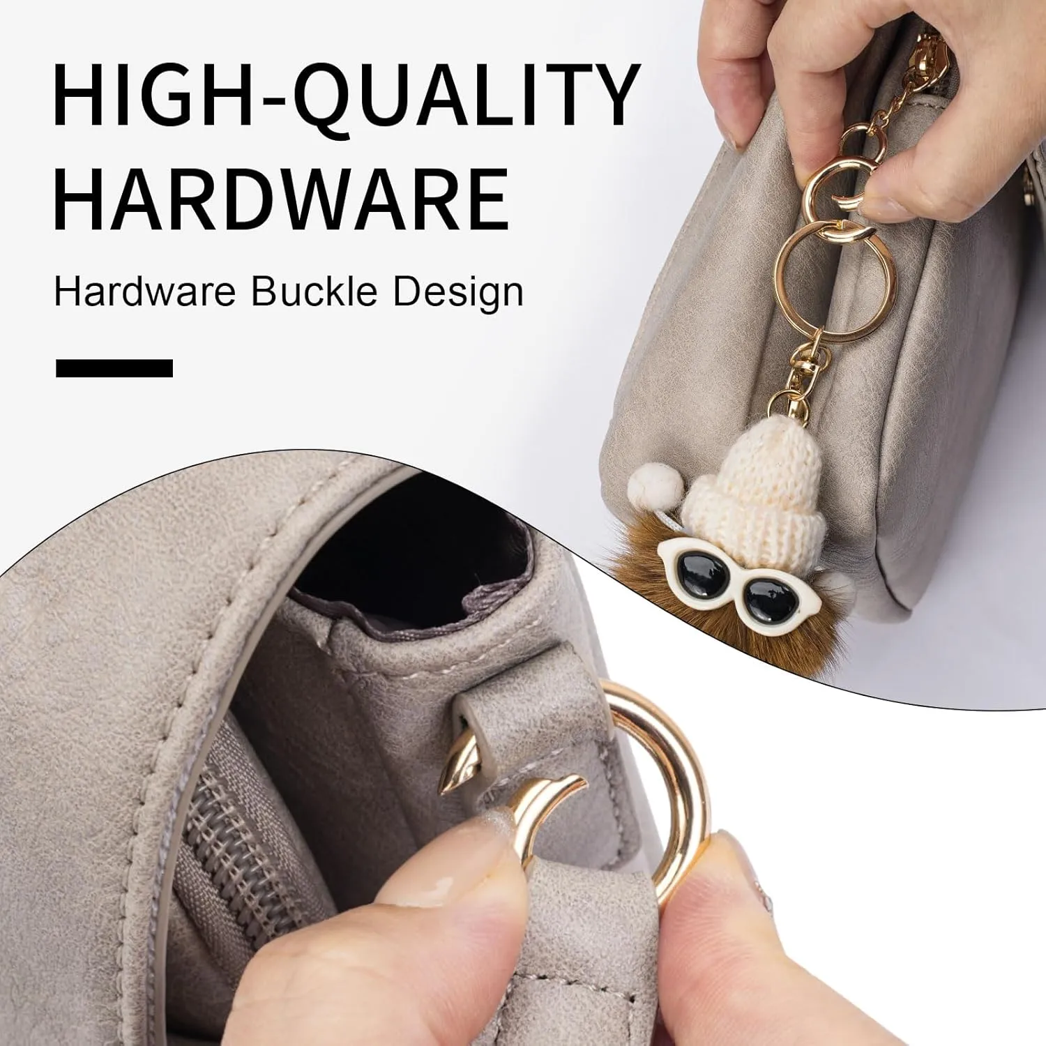 APHISON Small Crossbody Bags for Women Trendy, Leather Phone Wallet Purses Handbags Card Slots with Adjustable Guitar Strap