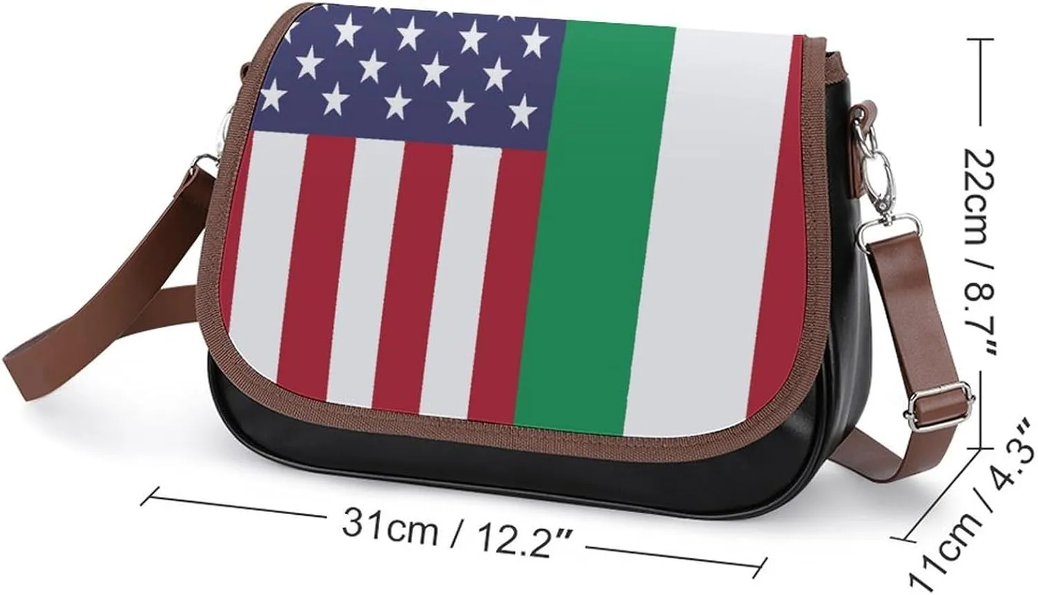 Army Classic Camouflage Pattern Fashionable And Exquisite Shoulder Bag, Convenient Leather Crossbody Bag for Going Out
